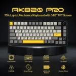Teclado Mecánico Ajazz Ak820 Pro Inalambrico Con Pantalla - Imagen 2