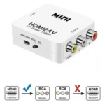 Convertidor Adaptador De Hdmi A Rca 1080p Hd Tv Roku Fire - Imagen 2