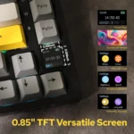 Teclado Mecánico Ajazz Ak820 Pro Inalambrico Con Pantalla - Imagen 3