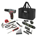 Taladro inalambrico Hyper Tough 12V Max de 50 Piezas
