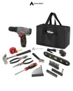 Taladro inalambrico Hyper Tough 12V Max de 50 Piezas