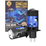Faro LED Mini F90 H4 Lupa 120W 30000 LM
