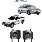 Bases para Exploradoras Tipo Lupa Chevrolet Corsa Evolution / Montana (Ajuste Original)