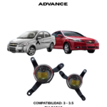 Bases para Exploradoras Tipo Lupa Chevrolet Aveo LT & Optra Advance (Ajuste Original)