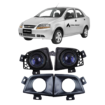 Bases Adaptadoras para Exploradoras Tipo Lupa Chevrolet Aveo (Ajuste Original)
